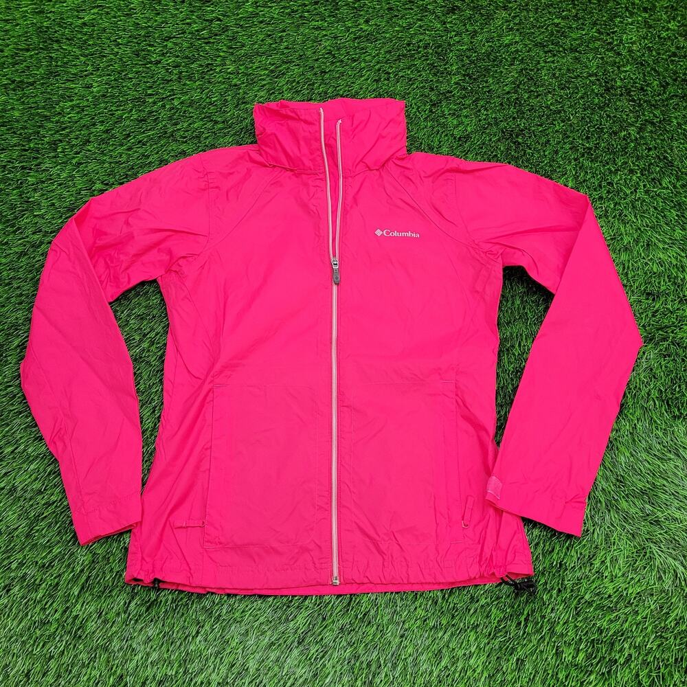 Columbia Jacket Womens Small 19x24 Baggy Pink